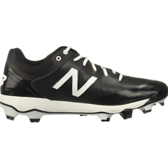 LAST PAIR New Balance Men's 4040 V5 TPU Molded Baseball Shoe, Black/White - Picture 3 of 9